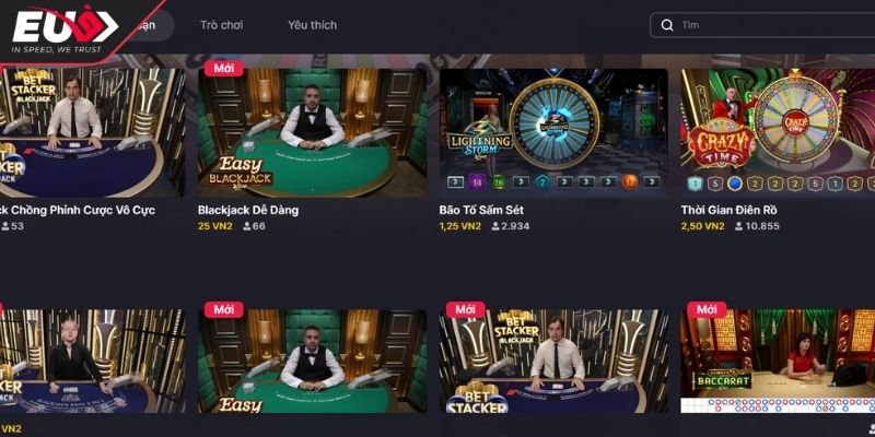 Evolution Casino Eu9 - Khám Phá Sảnh Cược Hấp Dẫn Kịch Tính 3 Giao diện đẹp mắt và âm thanh sống động